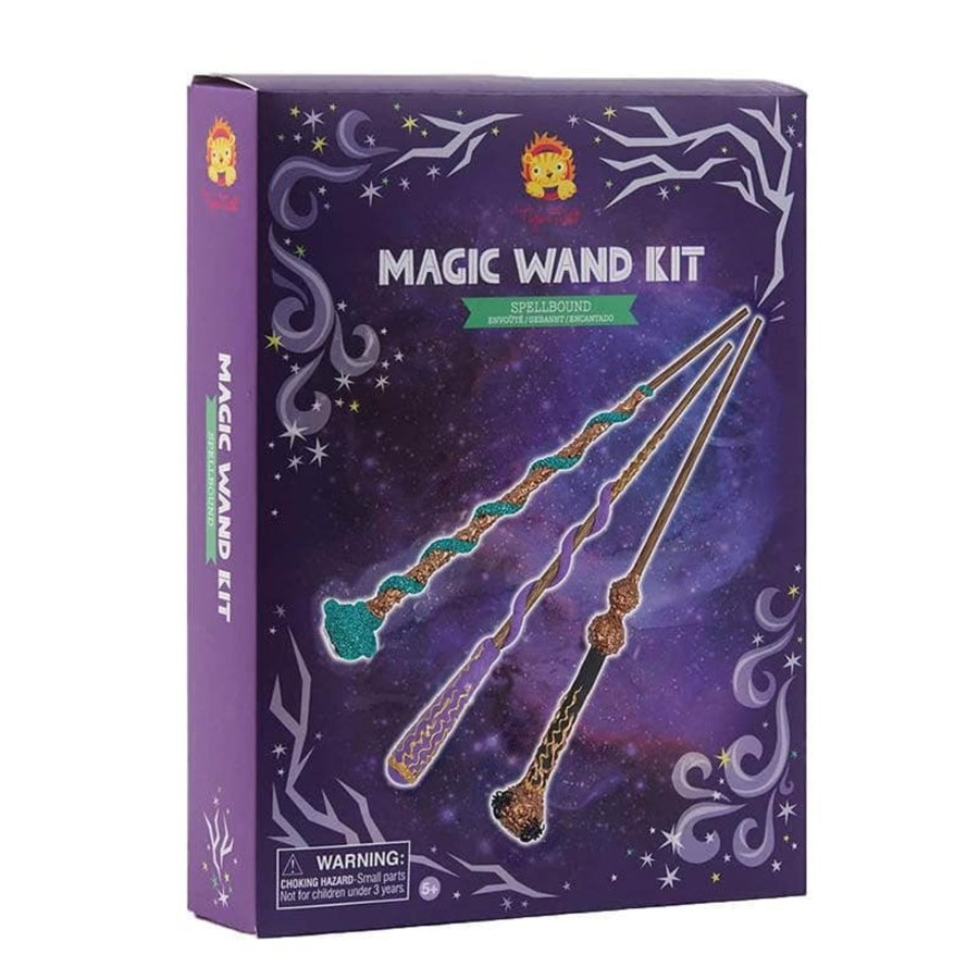 Kids Toys Tiger Tribe Colour & Paint | Magic Wand Kit - Spellbound