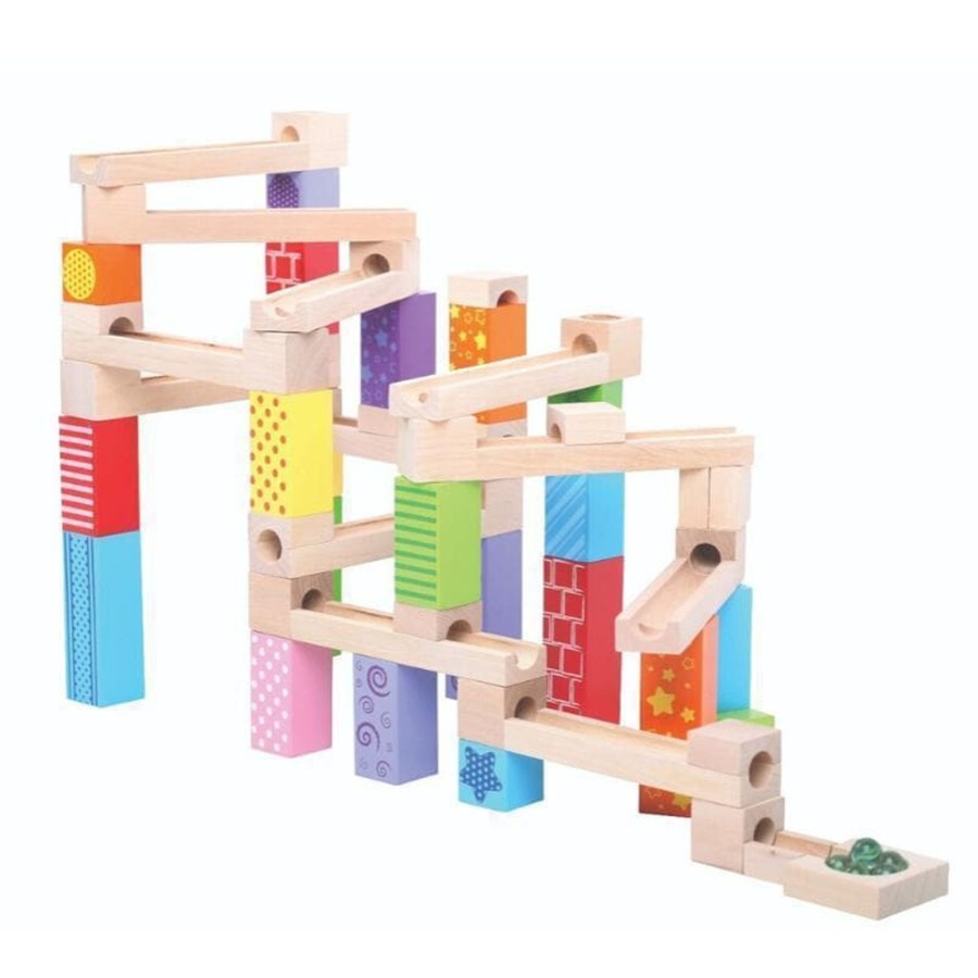 Kids Toys Bigjigs Marble Runs | Marble Run - Wooden