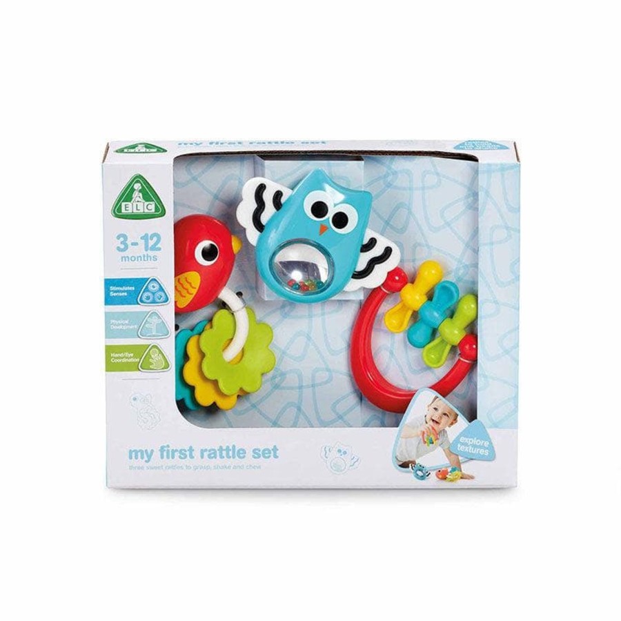 Kids Toys Early Learning Centre | My First Rattle Set - Chick & Owl