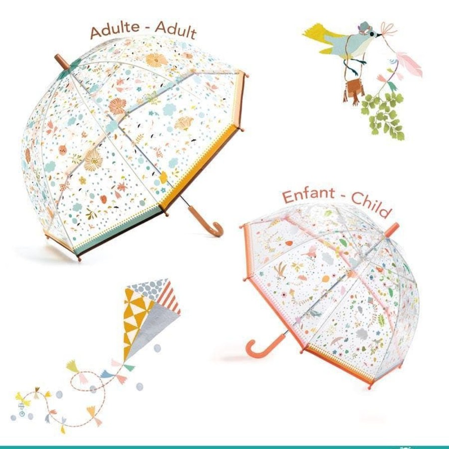 Kids Toys Djeco Outdoor Toys | Little Flowers Pvc Umbrella