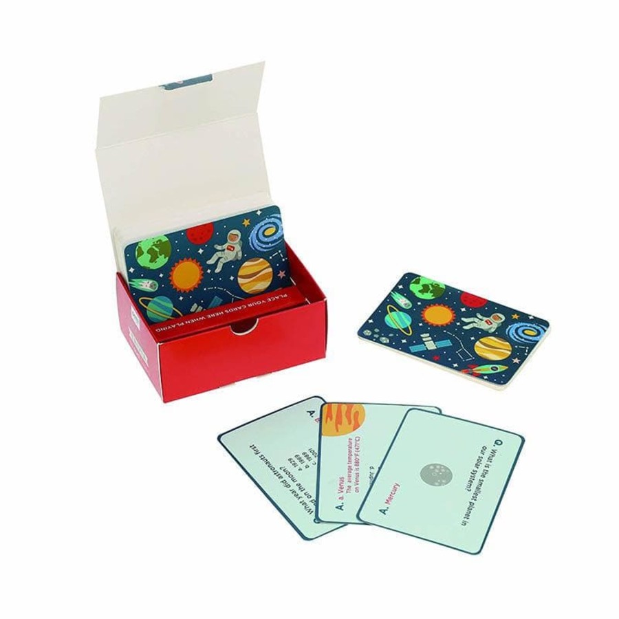 Kids Toys Petit Collage Literacy & Language | Trivia Cards - Space