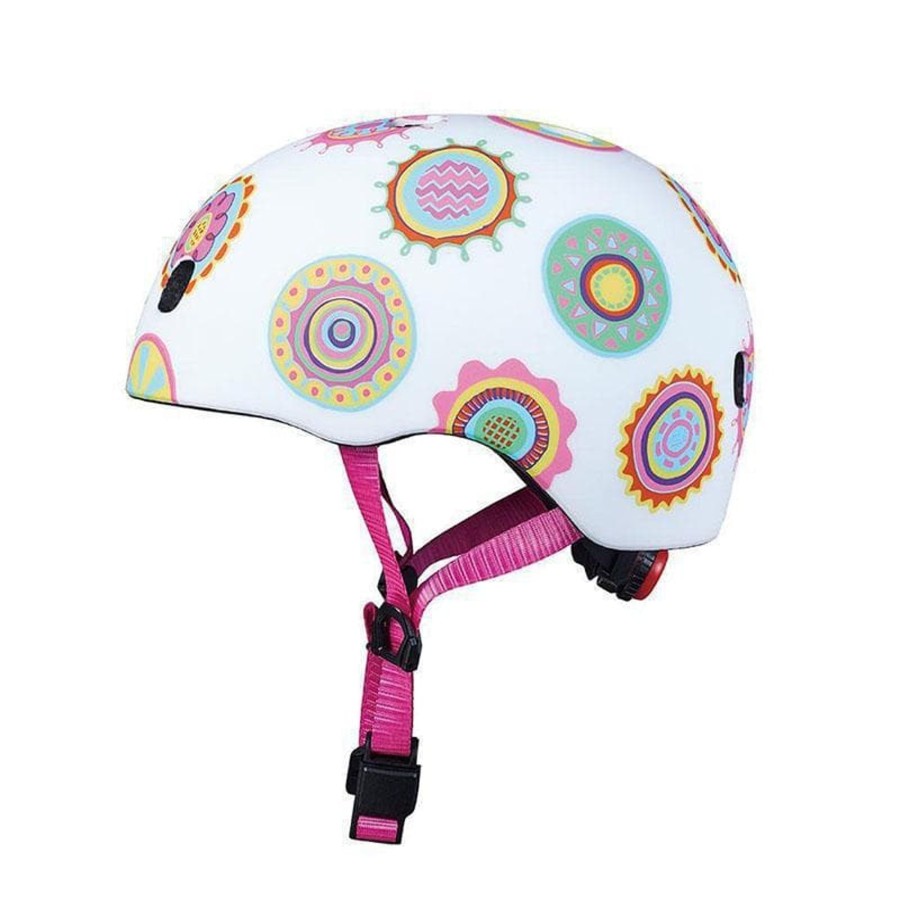 Kids Toys Micro Toddler Helmets | Kids Scooter Bike Helmet Pattern - Doodle Dot