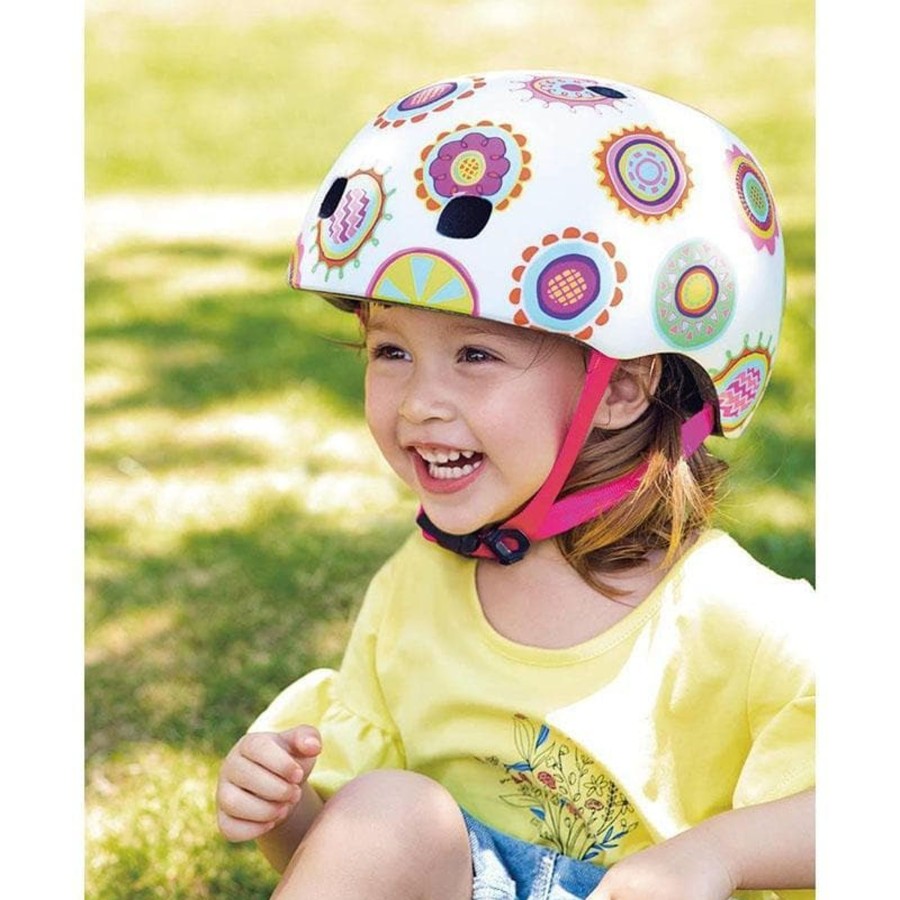 Kids Toys Micro Toddler Helmets | Kids Scooter Bike Helmet Pattern - Doodle Dot