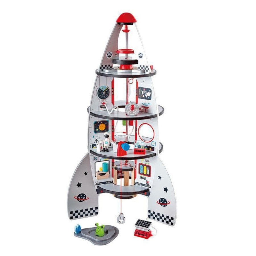 Kids Toys Hape Toy Rocket | Four-Stage Rocket Ship