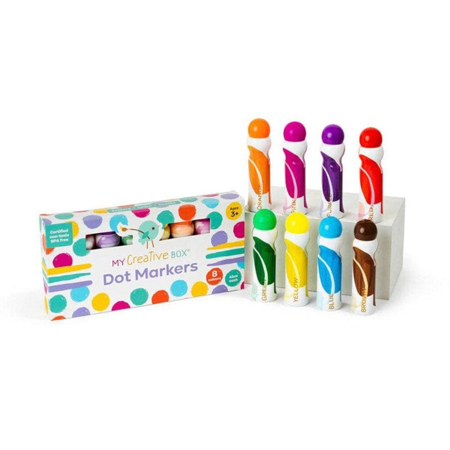 Kids Toys My Creative Box Colour & Paint | Dot Markers | Set Of 8