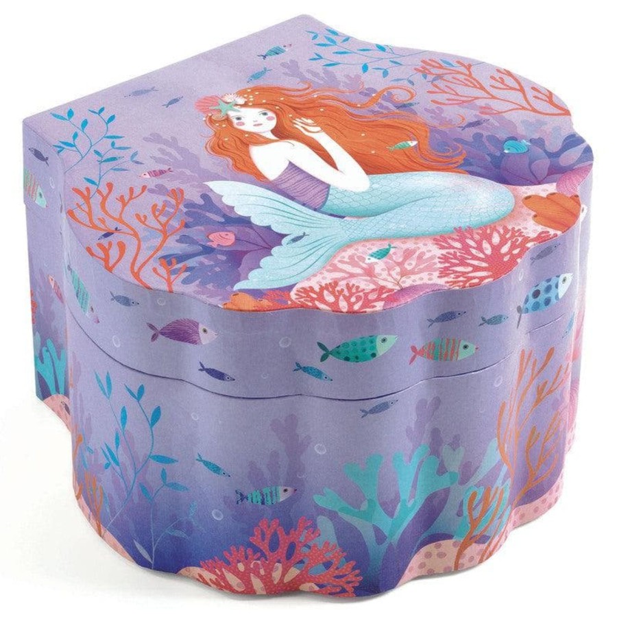 Babies & Toddlers Djeco Music Boxes | Enchanted Mermaid Music Box