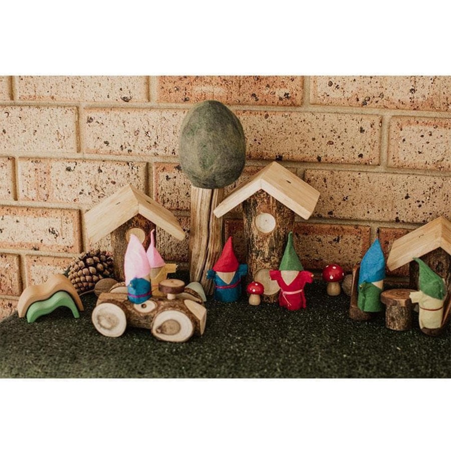 Kids Toys Qtoys Treehouse Toys | Tree Log Houses - Set Of 4