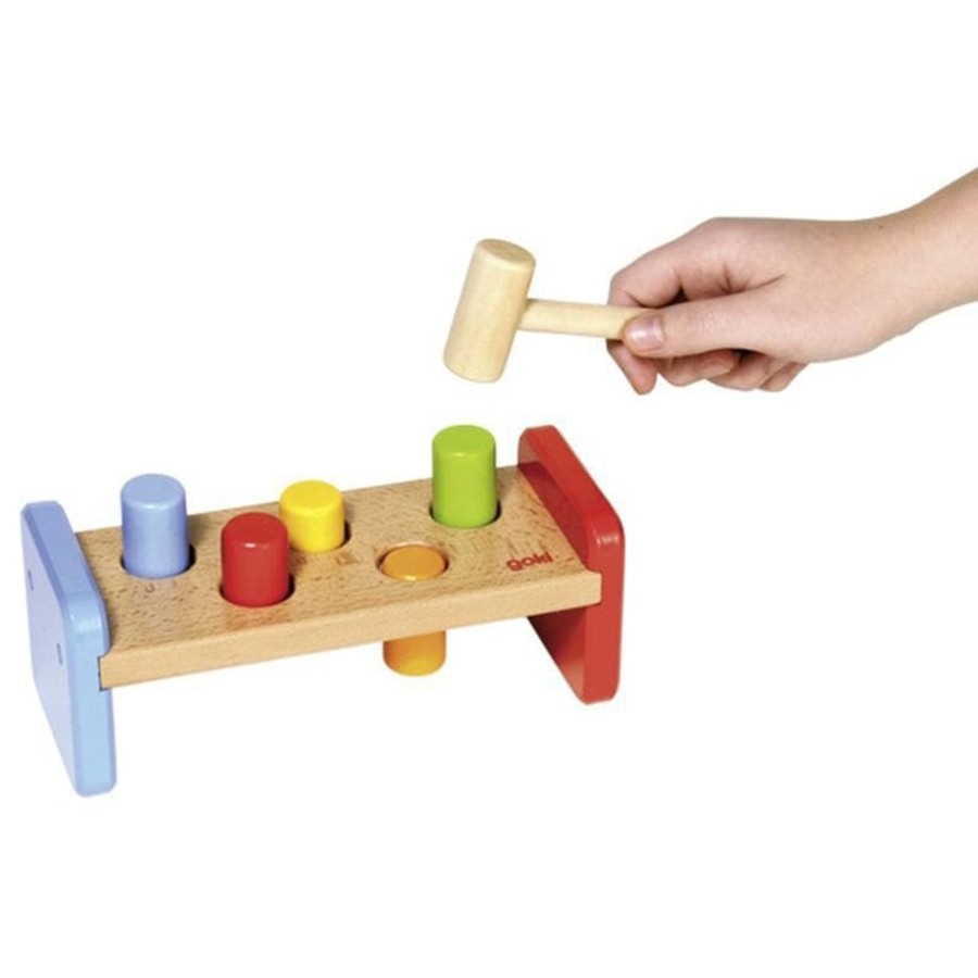 Babies & Toddlers GOKI Activity Toys | Hammer Bench - Basic