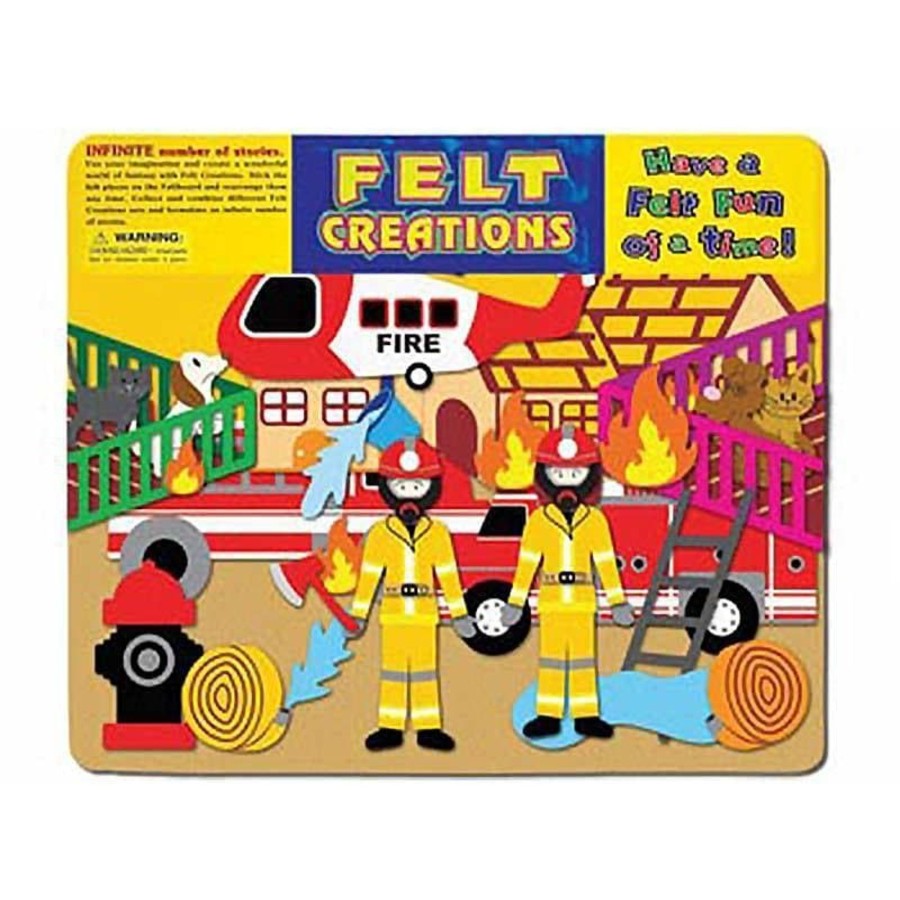 Kids Toys Felt Creations Felt Toys | Fire Engine - Story Board