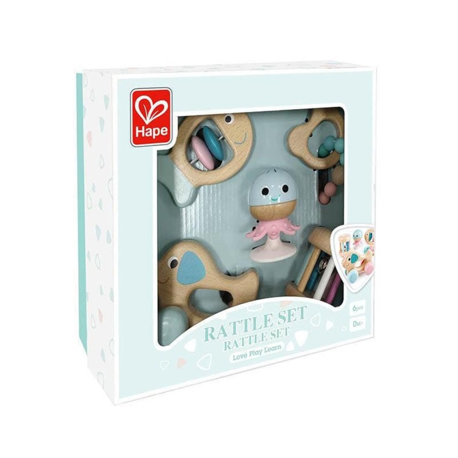 Babies & Toddlers Hape Rattles | Multi-Stage Sensory Gift Set