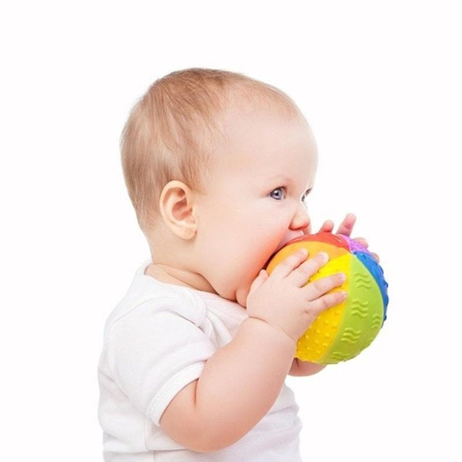 Babies & Toddlers CaaOcho Baby Sensory Toys | Rainbow Sensory Ball